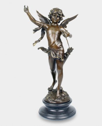 Large Cupid Bronze Sculpture