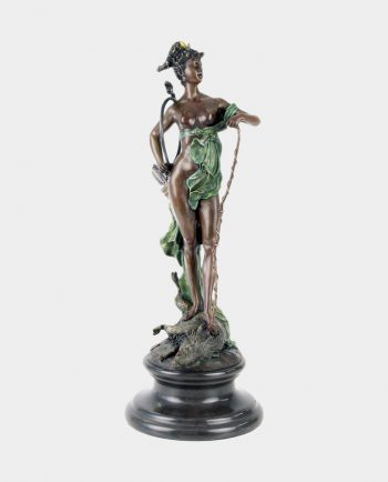 Diana Victorious Bronze Sculpture 47 cm