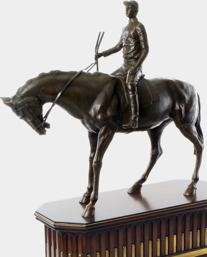 Horse Dressage Bronze Sculpture