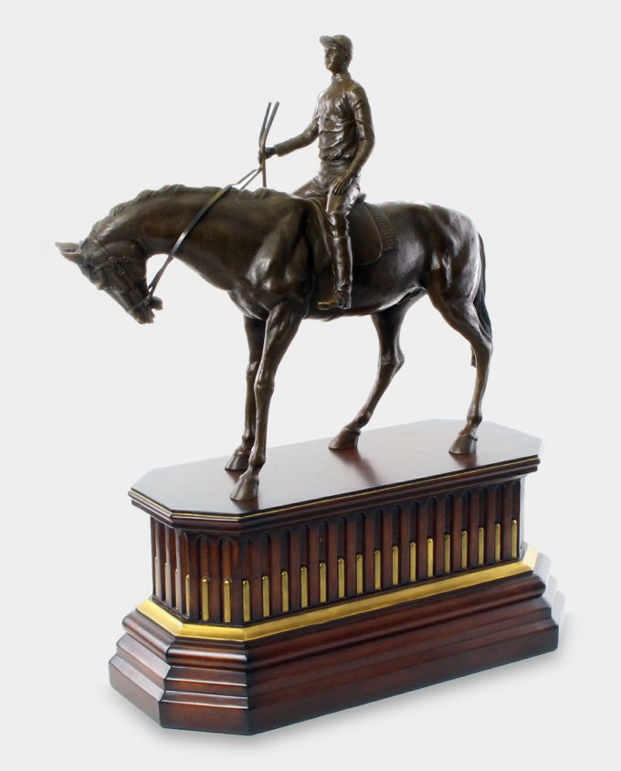 Horse Dressage Bronze Sculpture
