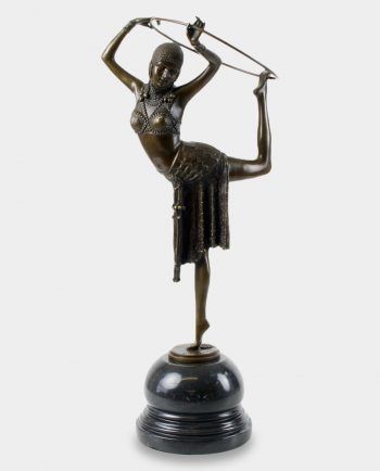 Dancer with Hoop Bronze Sculpture