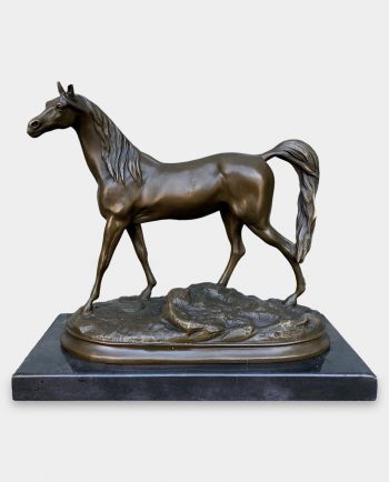 Arab Horse Bronze Sculpture