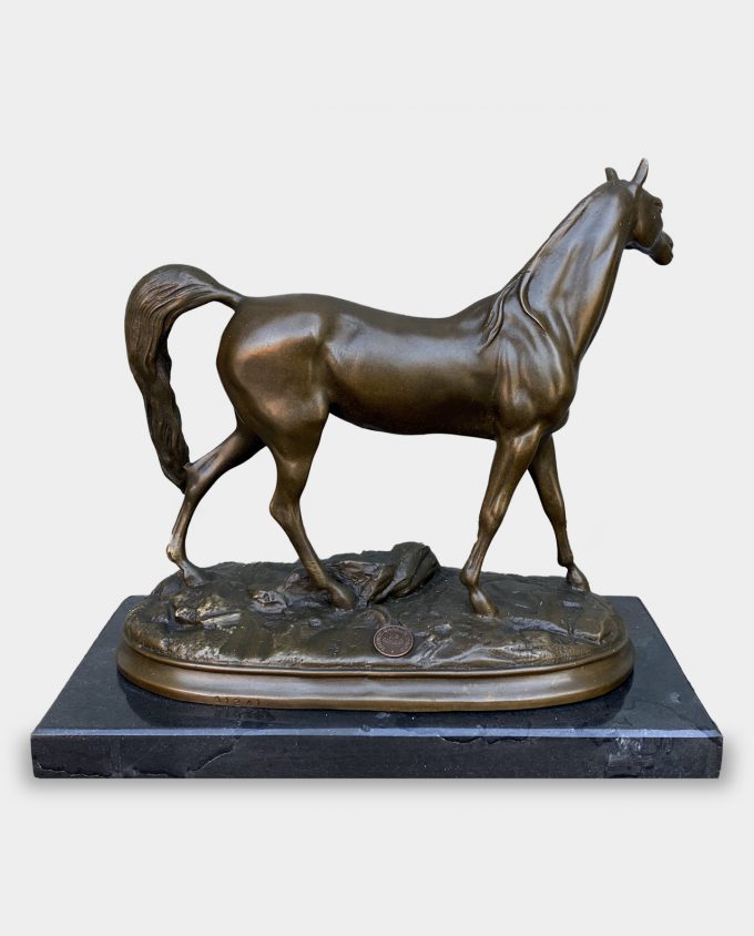 Arab Horse Bronze Sculpture