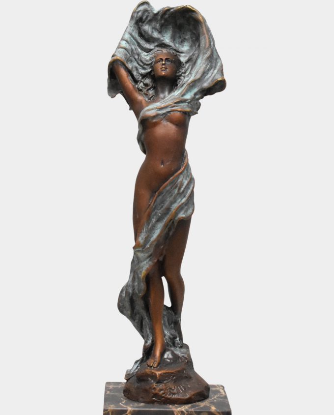 Scarf Dancer Bronze Sculpture