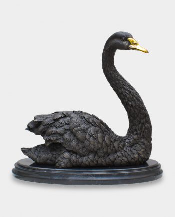 Black Swan Bronze Sculpture