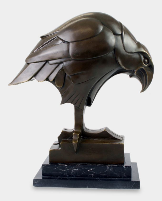 Eagle Art Deco Bronze Sculpture