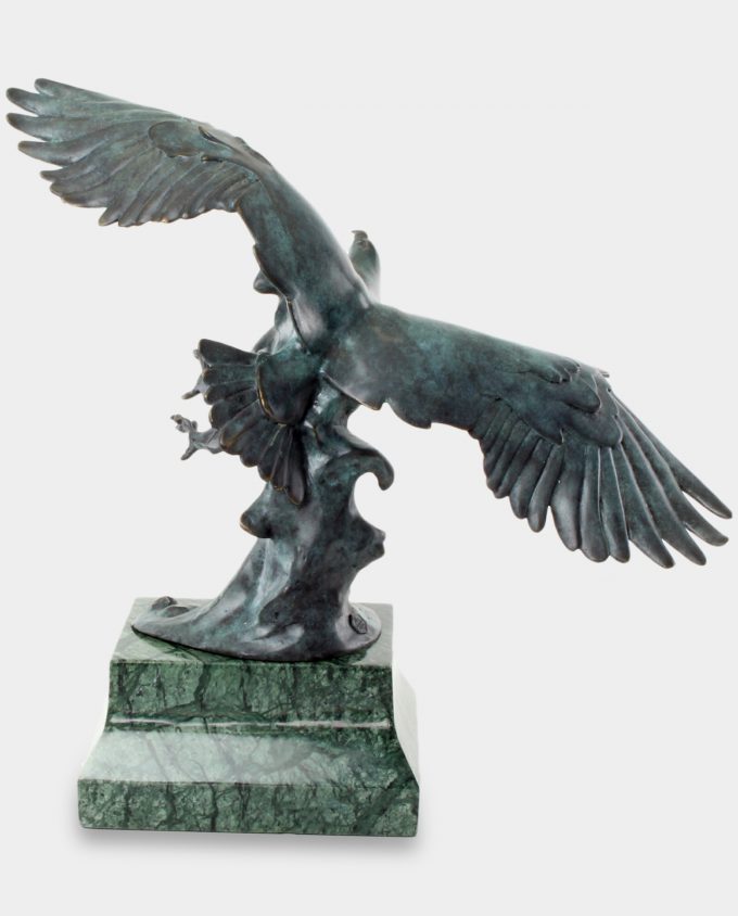 Flying Eagle Bronze Sculpture