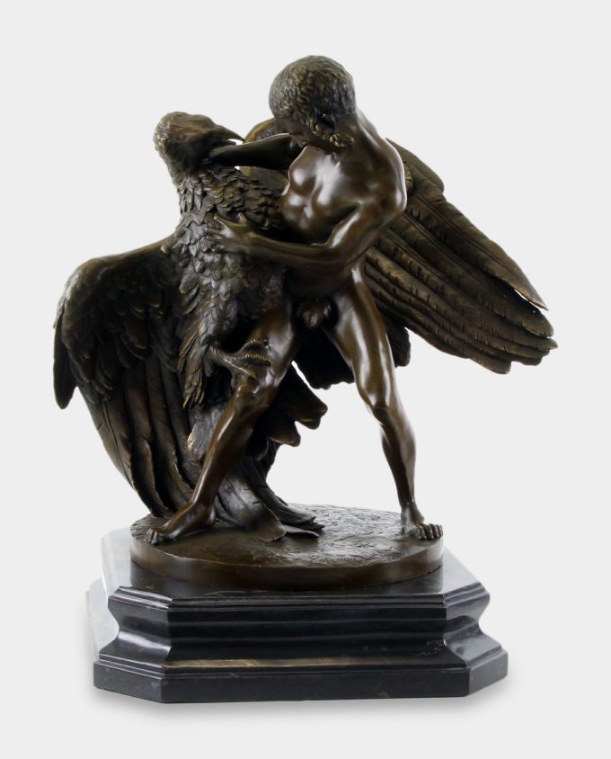 The Abduction of Ganymede Bronze Sculpture