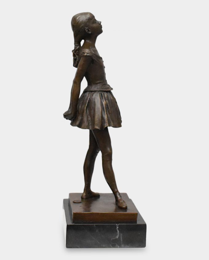 14 Year Old Ballerina Bronze Sculpture