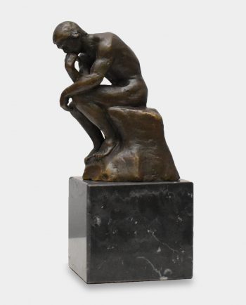 The Thinker Bronze Sculpture 19 cm