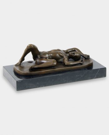 Nude Man Sleeping Bronze Sculpture