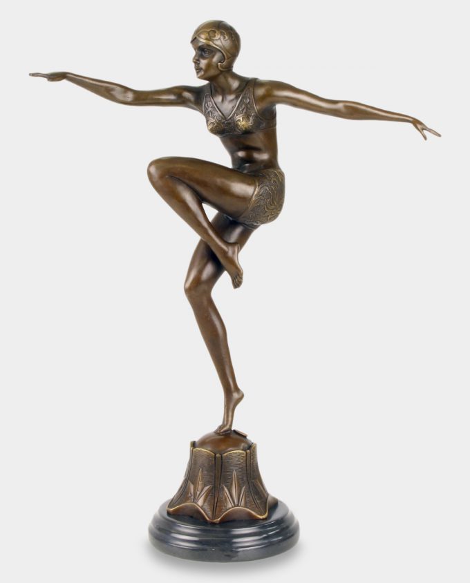Con Brio Dancer Bronze Sculpture