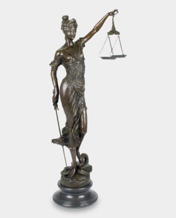 Lady Justice Bronze Sculpture 98 cm