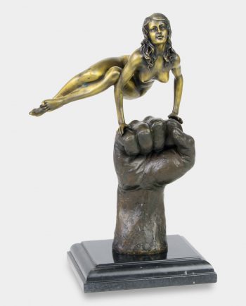 Woman Power Bronze Sculpture