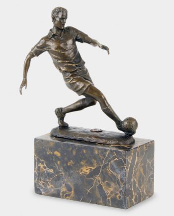 Soccer Player Bronze Sculpture