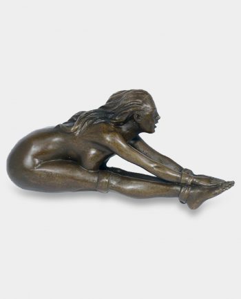 Woman Bend Bronze Sculpture