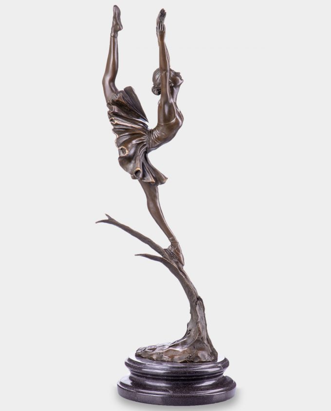 Ballerina in Twine Bronze Sculpture