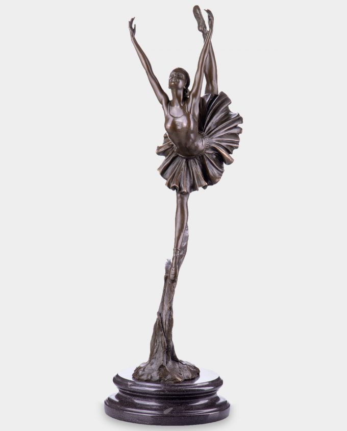 Ballerina in Twine Bronze Sculpture