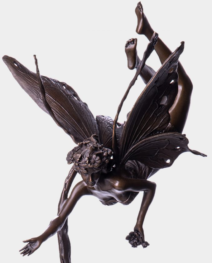 Flying Elf Bronze Sculpture