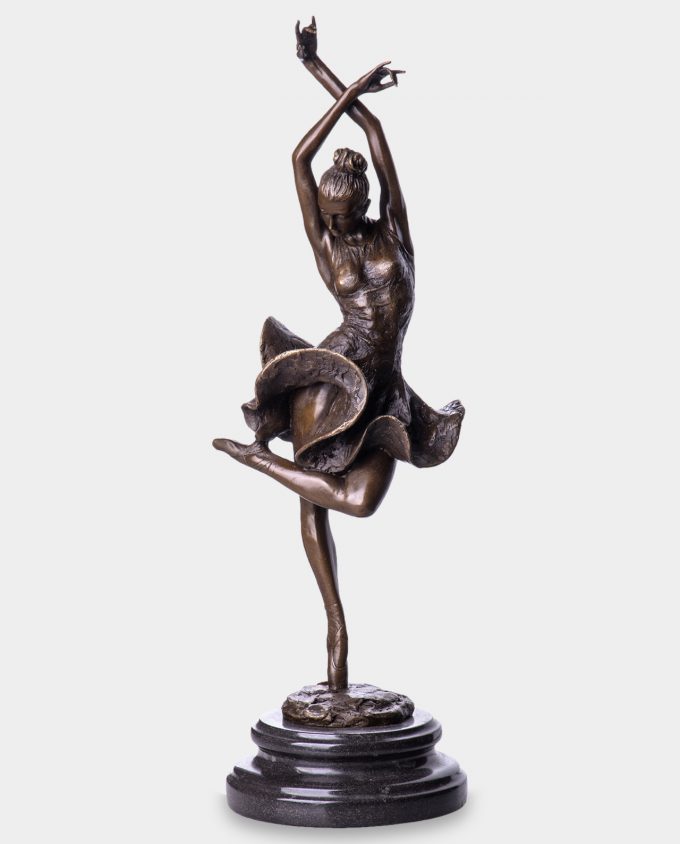 Flamenco Dancer Bronze Sculpture.