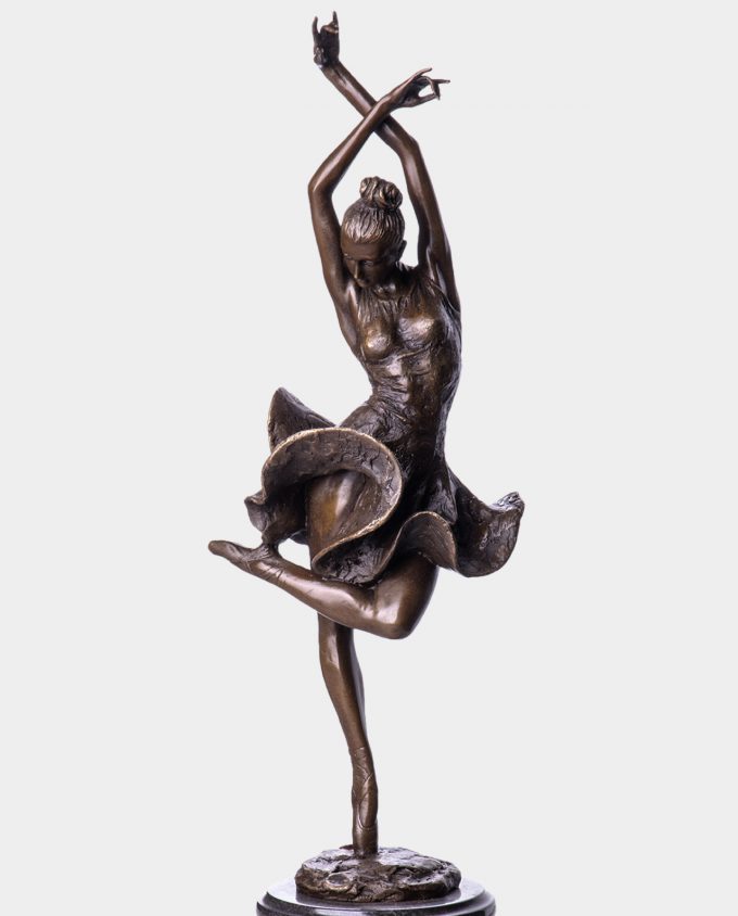 Flamenco Dancer Bronze Sculpture.