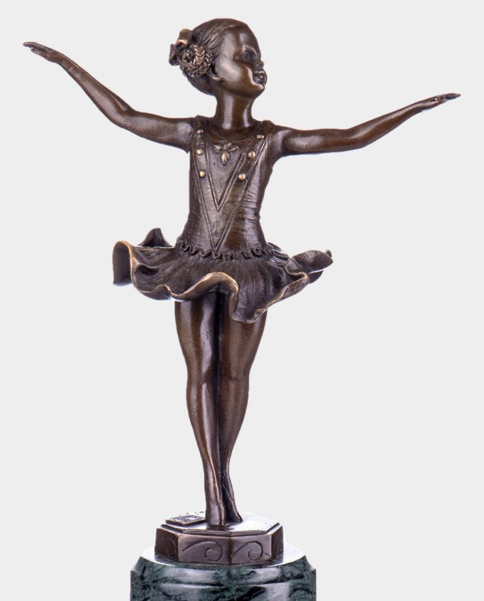 Little Ballerina Bronze Sculpture