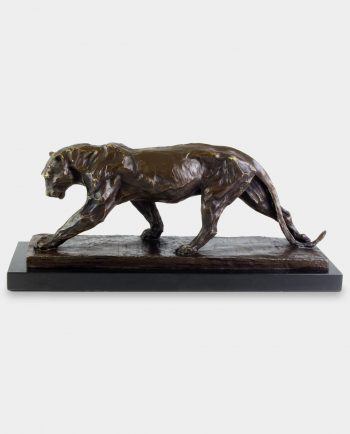 Big Panther Bronze Sculpture