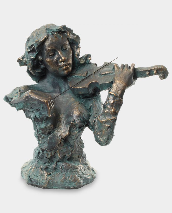 Violinist Large Bust Sculpture