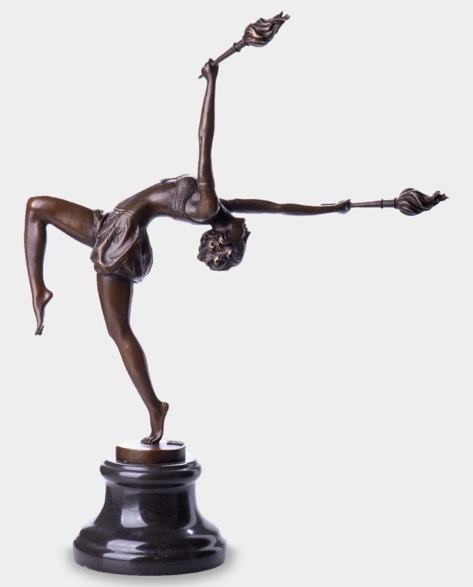 Fire Dancer Bronze Sculpture