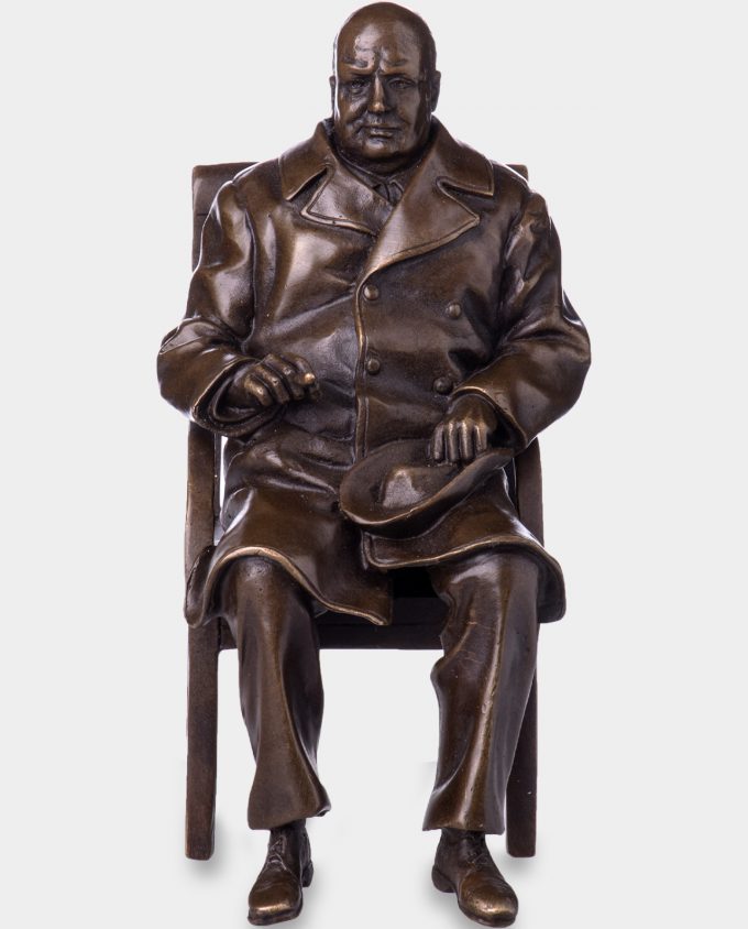 Winston Churchill Bronze Sculpture