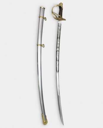 USA Cavalry Oficer Saber with Scabbard Engraved