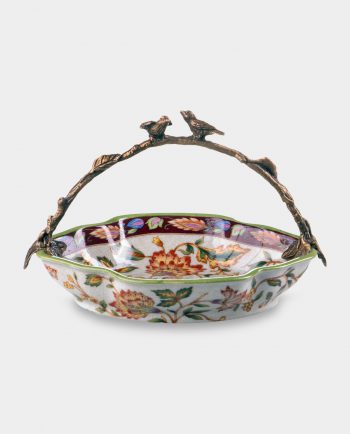 Porcelain Bowl with Birds Small