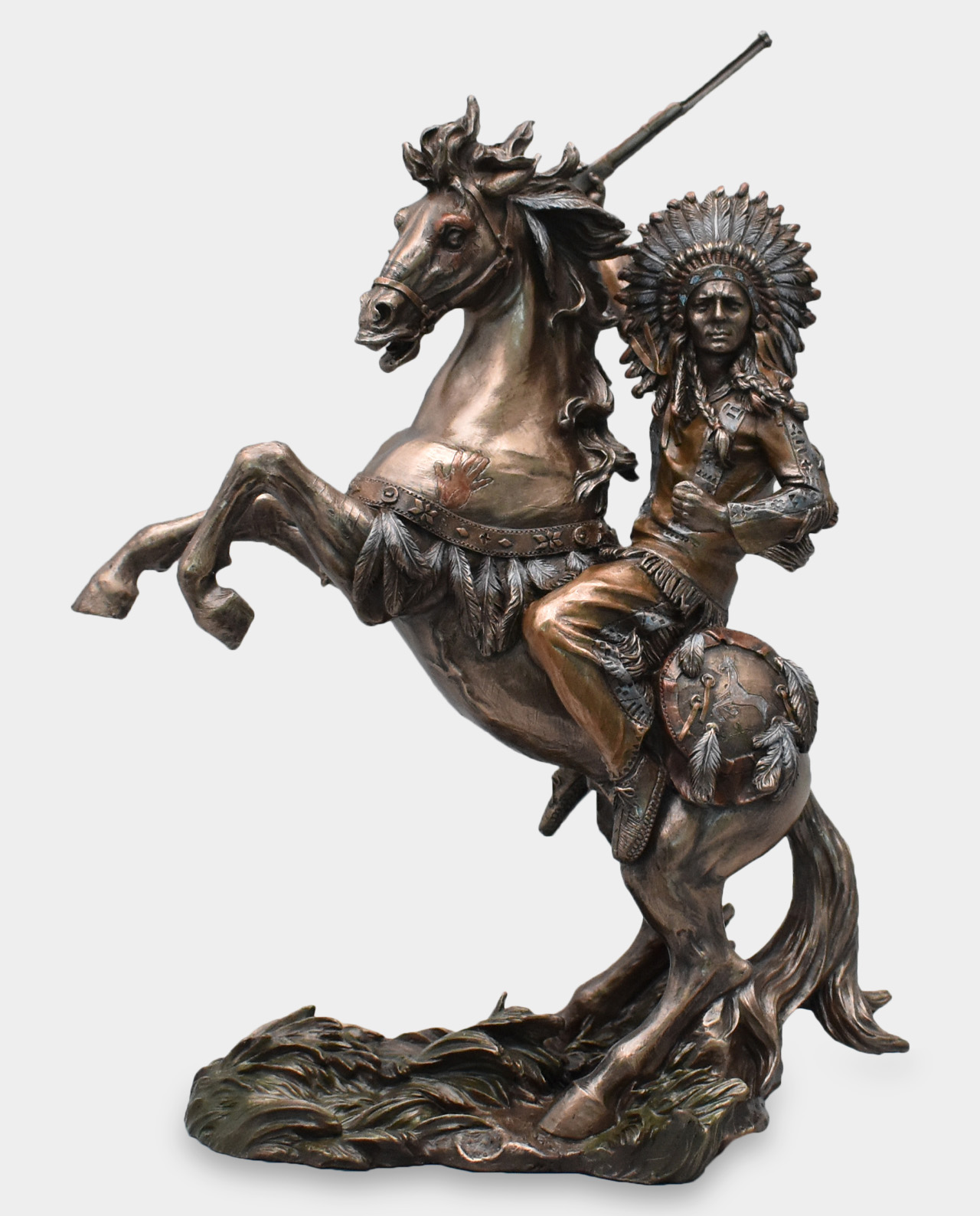 На коне статуэтка. Статуэтка Veronese "девушка" (Bronze) WS-146. Статуэтка Веронезе всадник с конями римлянин. Фигурки индейцев.