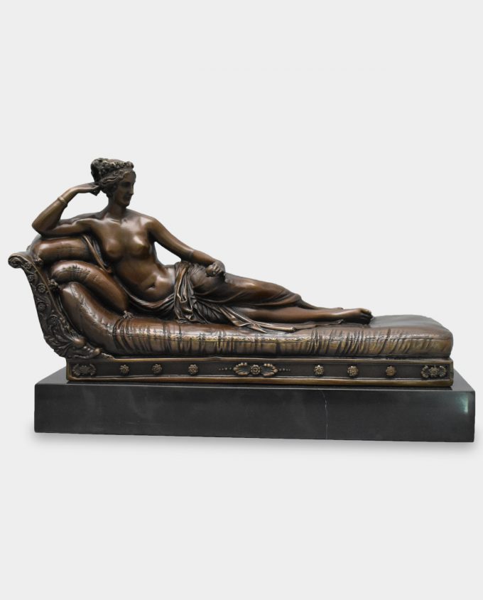 Pauline Bonaparte as Venus Bronze Sculpture