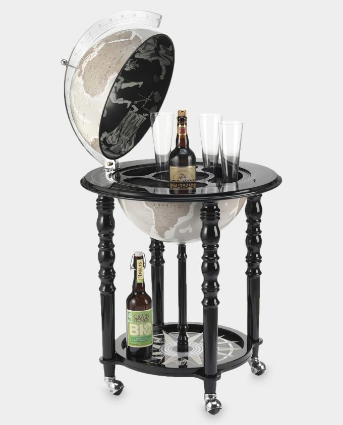 Bar Globe Drinks Cabinet Zoffoli Elegance Black
