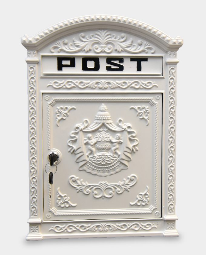 Rustic Letterbox White