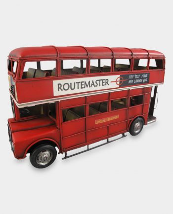 Double-decker UK Bus Metal Model