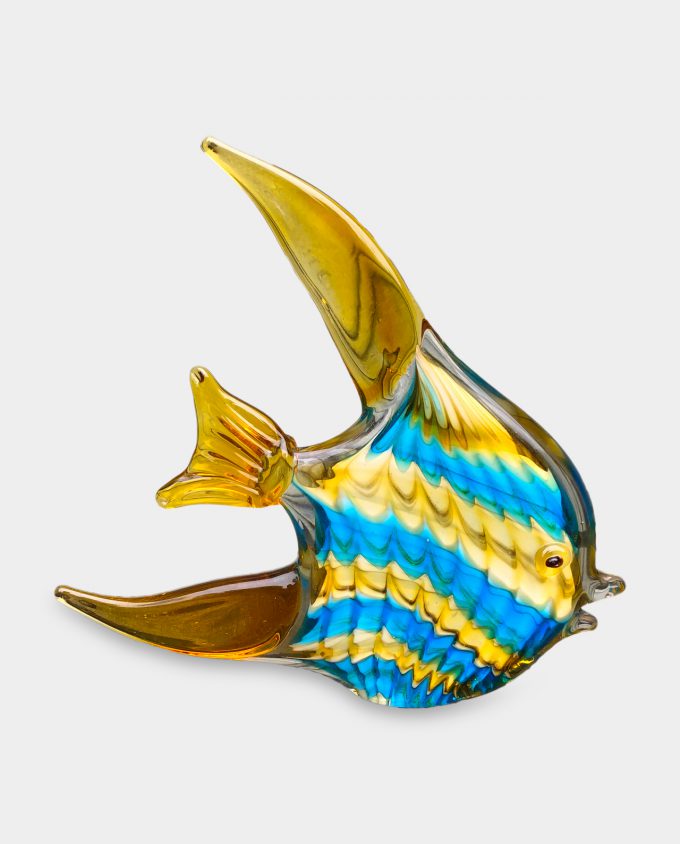 Glass Figurine Murano Style Angelfish