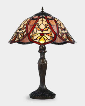 Table Lamp Stained Glass in Tiffany Style Renaissance