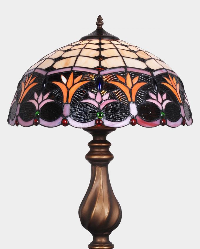 Stained Glass Lamp Lily