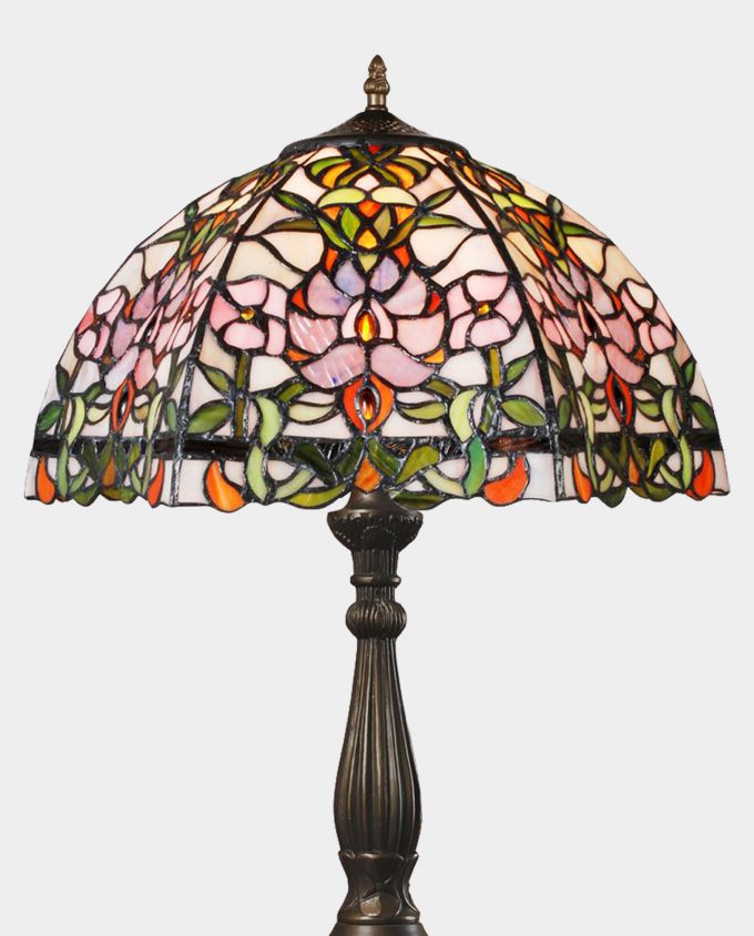 Stained Glass Lamp Peony