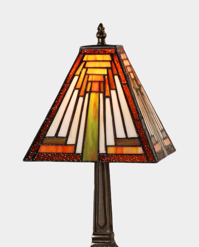 Stained Glass Lamp The Mayan Pyramid