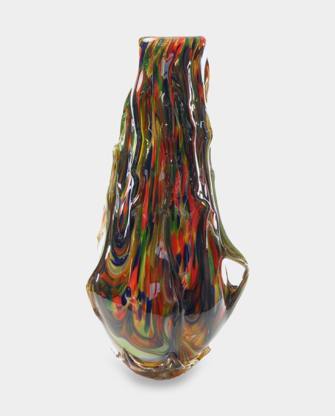 Glass Vases Murano Style Volcano