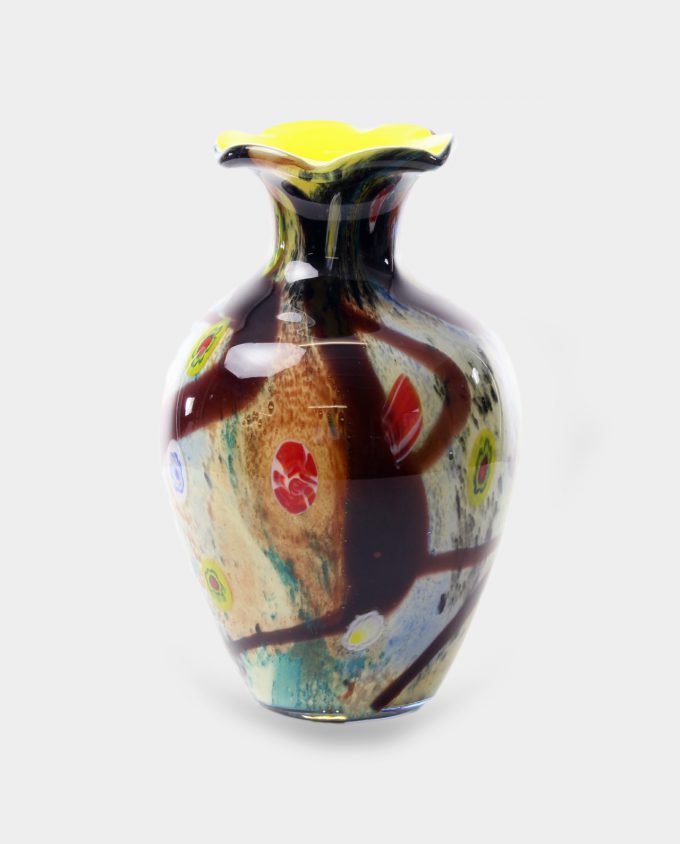 Glass Vase Murano Style Classic
