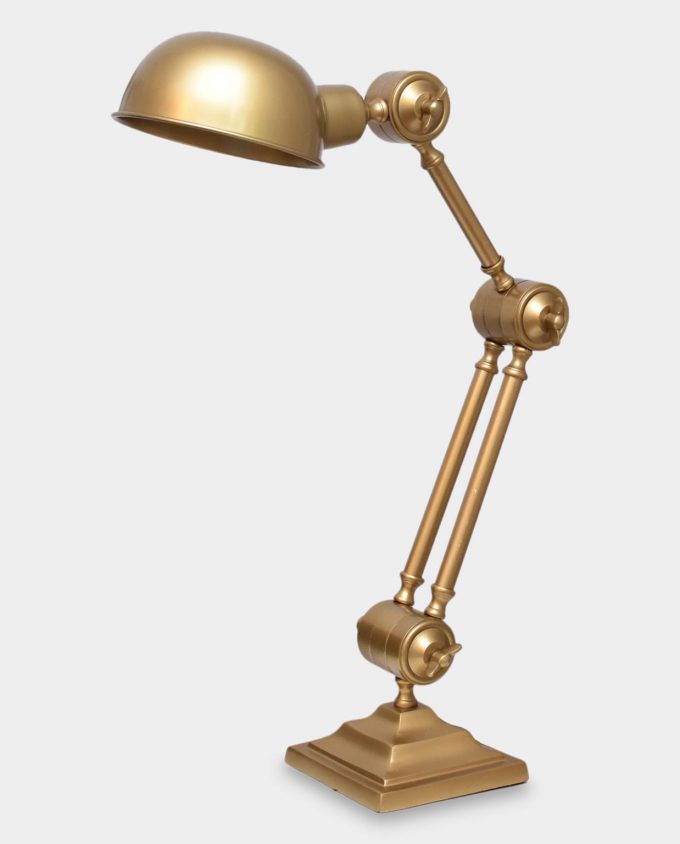 Cabinet Lamp Loft Style Robot Gold