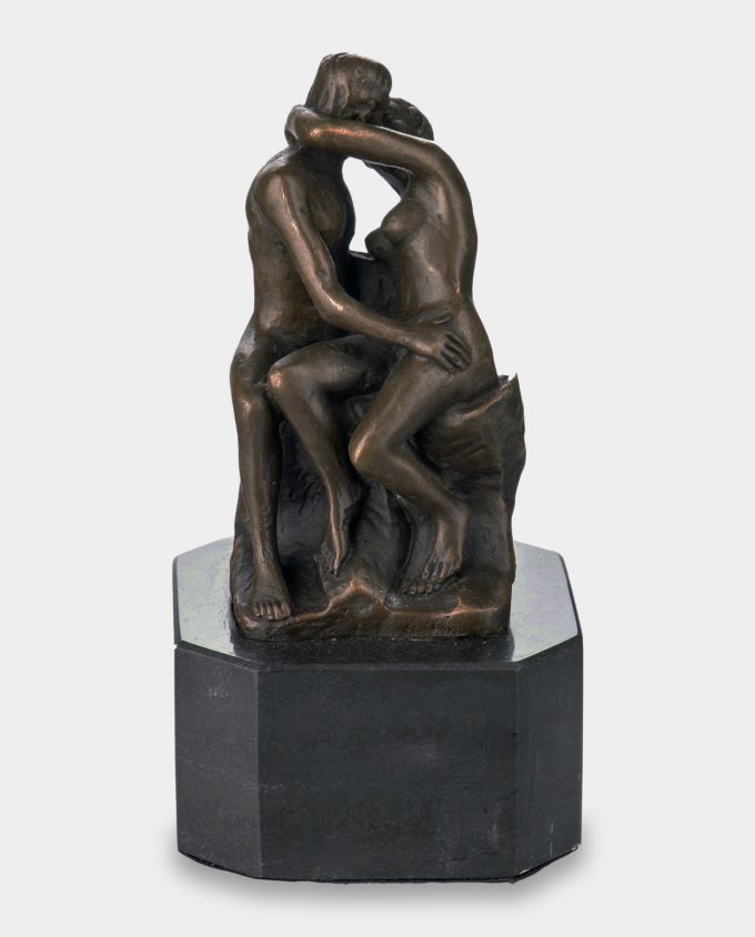 The Kiss acc. Auguste Rodin Bronze Sculpture