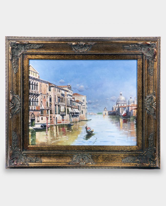 Oil Painting The Grand Canal in Venice