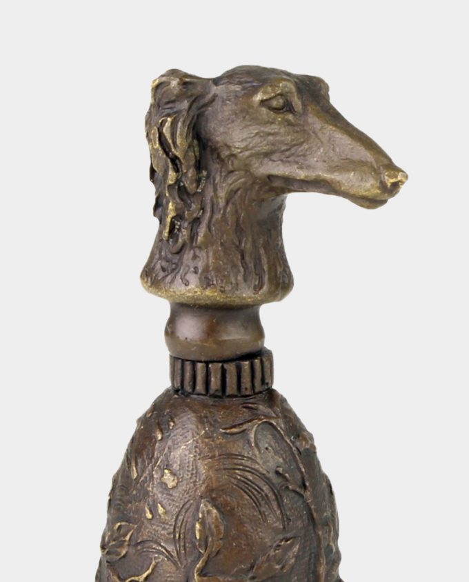 Dzwonek Stołowy z Brązu Pies