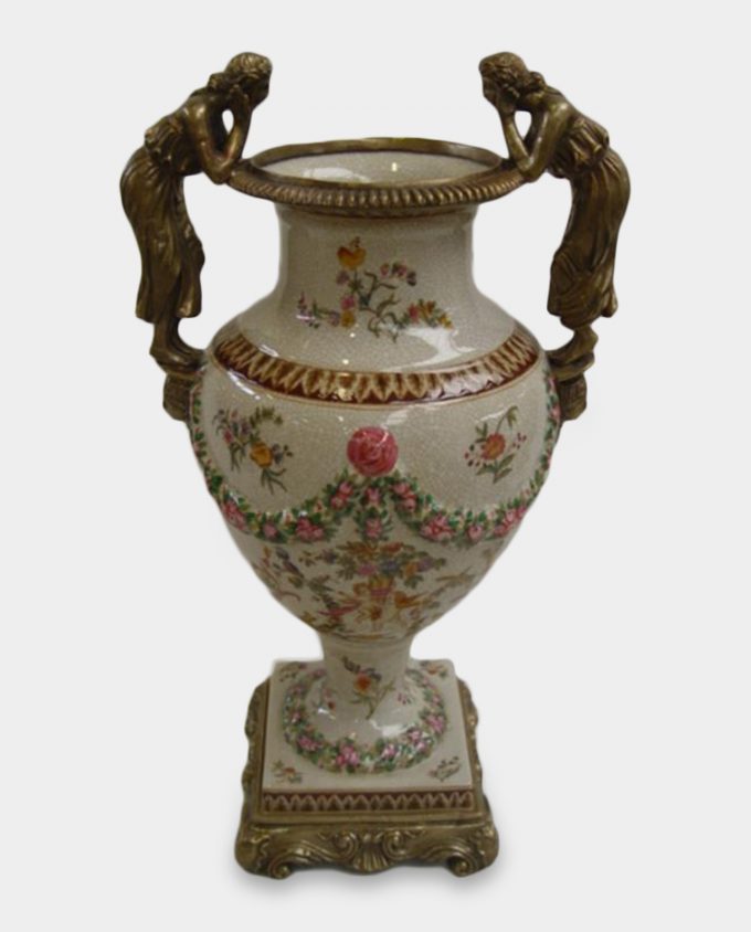 Porcelain Amphora with Women