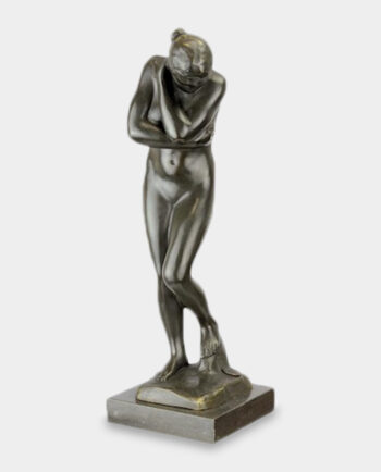 Ewa wg Auguste Rodin Rzeźba z Brązu Patynowana